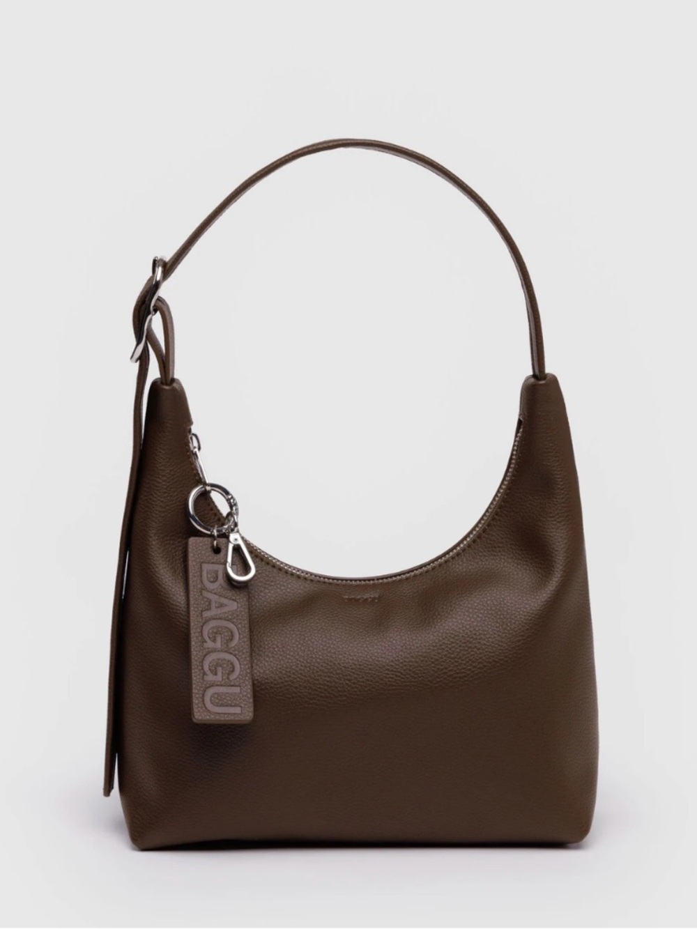 Brown Baggu Mini Recycled Leather Shoulder Bag (NWOT)